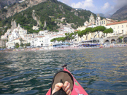 Sea Kayaking the Amalfi coast Italy