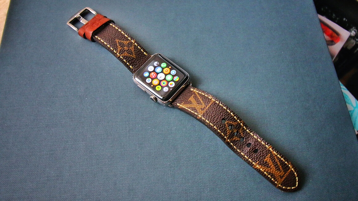 lv apple watch bands 44mm louis vuitton leather
